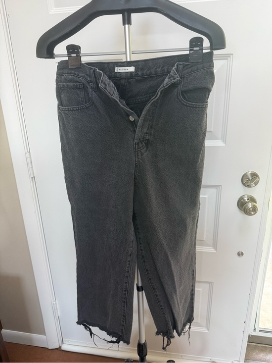 Lane Bryant Denim - Lane Bryant Black Washed Wide Leg Jeans